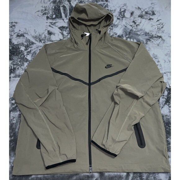 Nike Other - LARGE Nike Tech Men's Woven Jacket (Medium Olive/Medium Olive/Black)